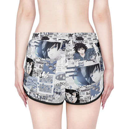 Demon Slayer Giyu Aesthetic Collage Women's Relaxed Shorts