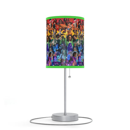 Conan Grey Rainbow Photo Collage Lamp on a Stand