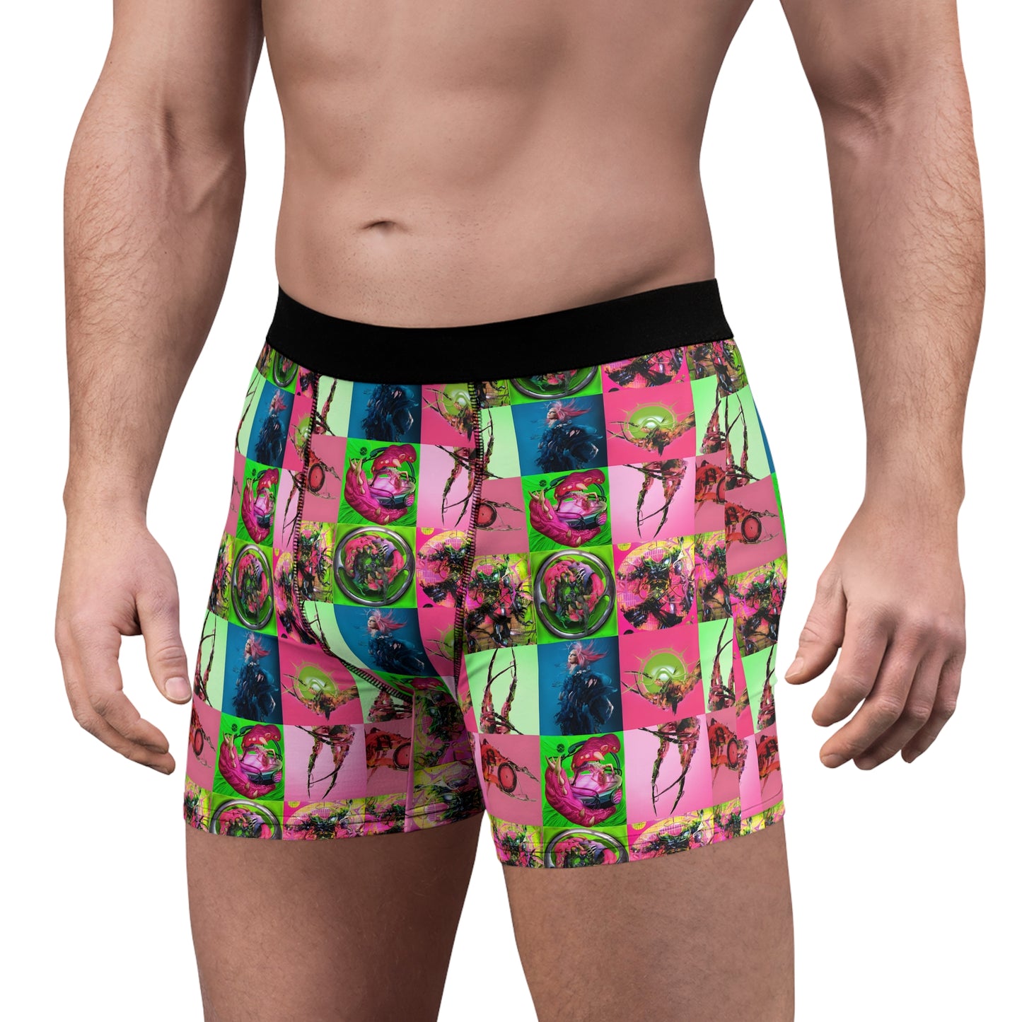 Lady Gaga Dawn of Chromatica Mosaic Men's Boxer Briefs