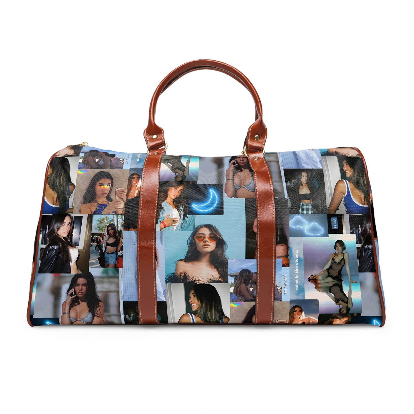 Madison Beer Mind In The Clouds Collage Waterproof Travel Bag