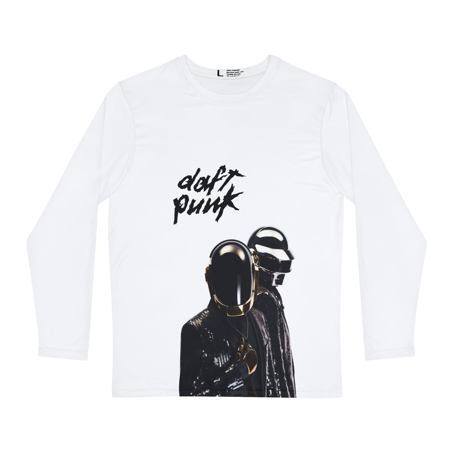 Daft Punk In Black Suits Men's Long Sleeve Tee Shirt