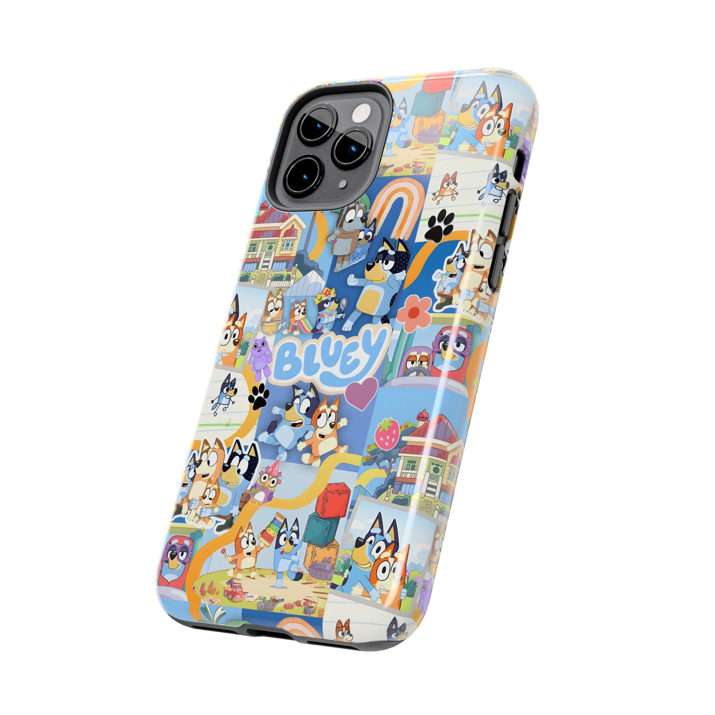 Bluey Playtime Collage Tough Phone Cases