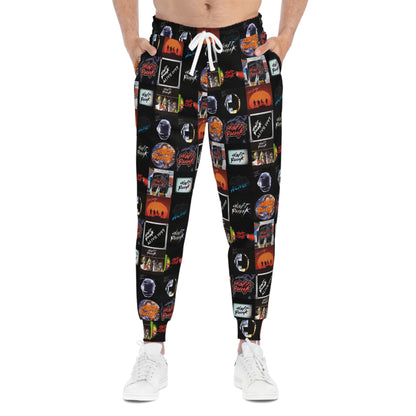 Daft Punk Album Cover Art Collage Athletic Jogger Sweatpants