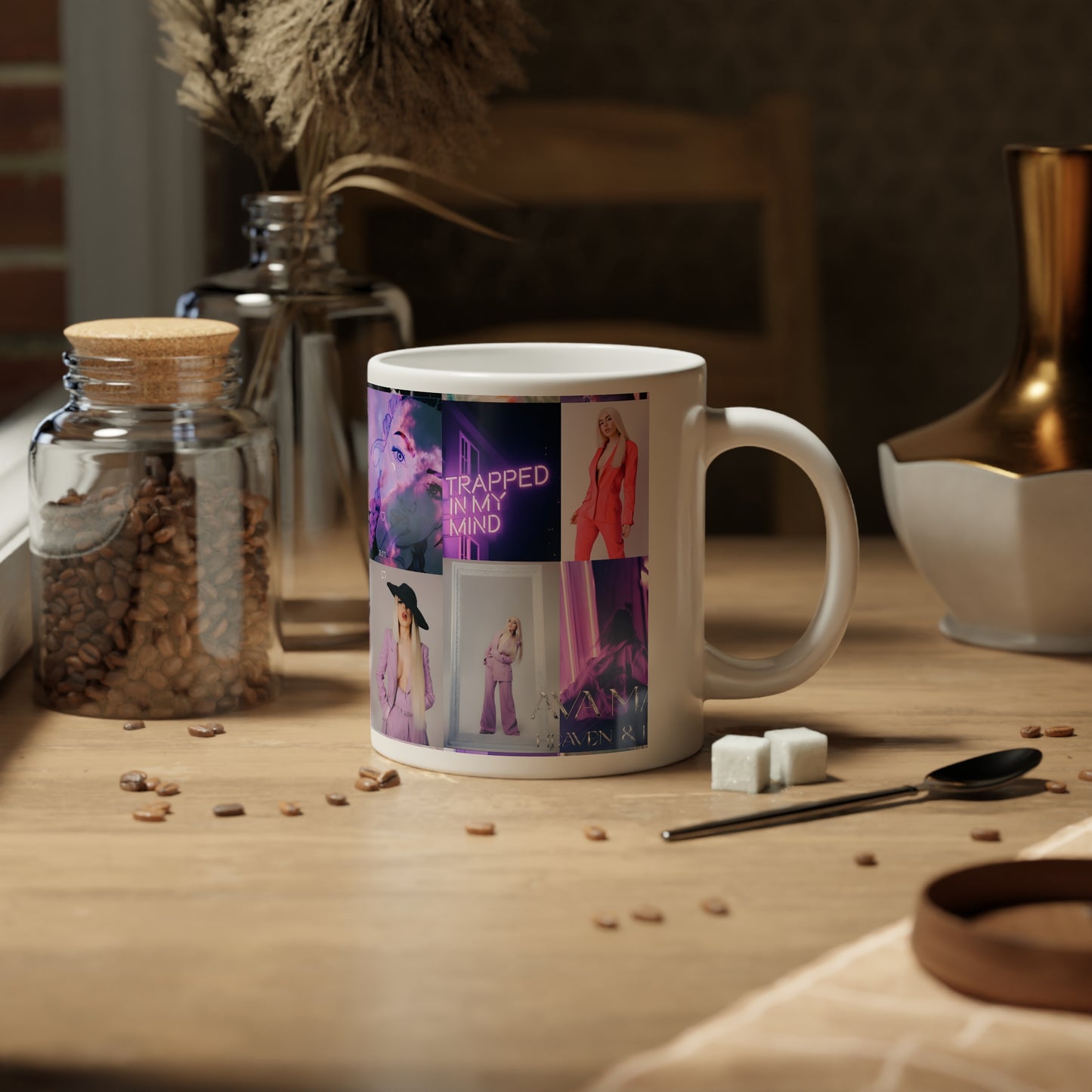 Ava Max Belladonna Photo Collage Jumbo Mug