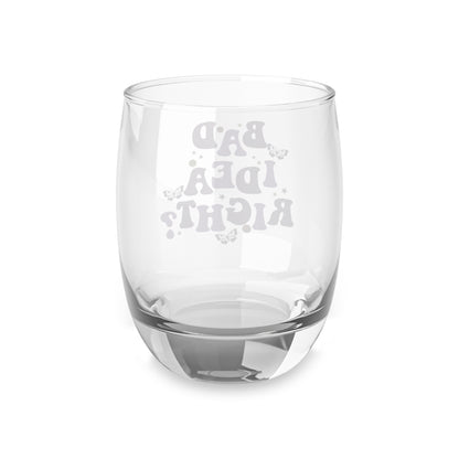 Olivia Rodrigo Bad Idea Right? Whiskey Glass