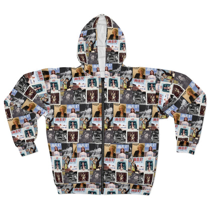 Lana Del Rey Album Cover Collage Unisex Zip Hoodie