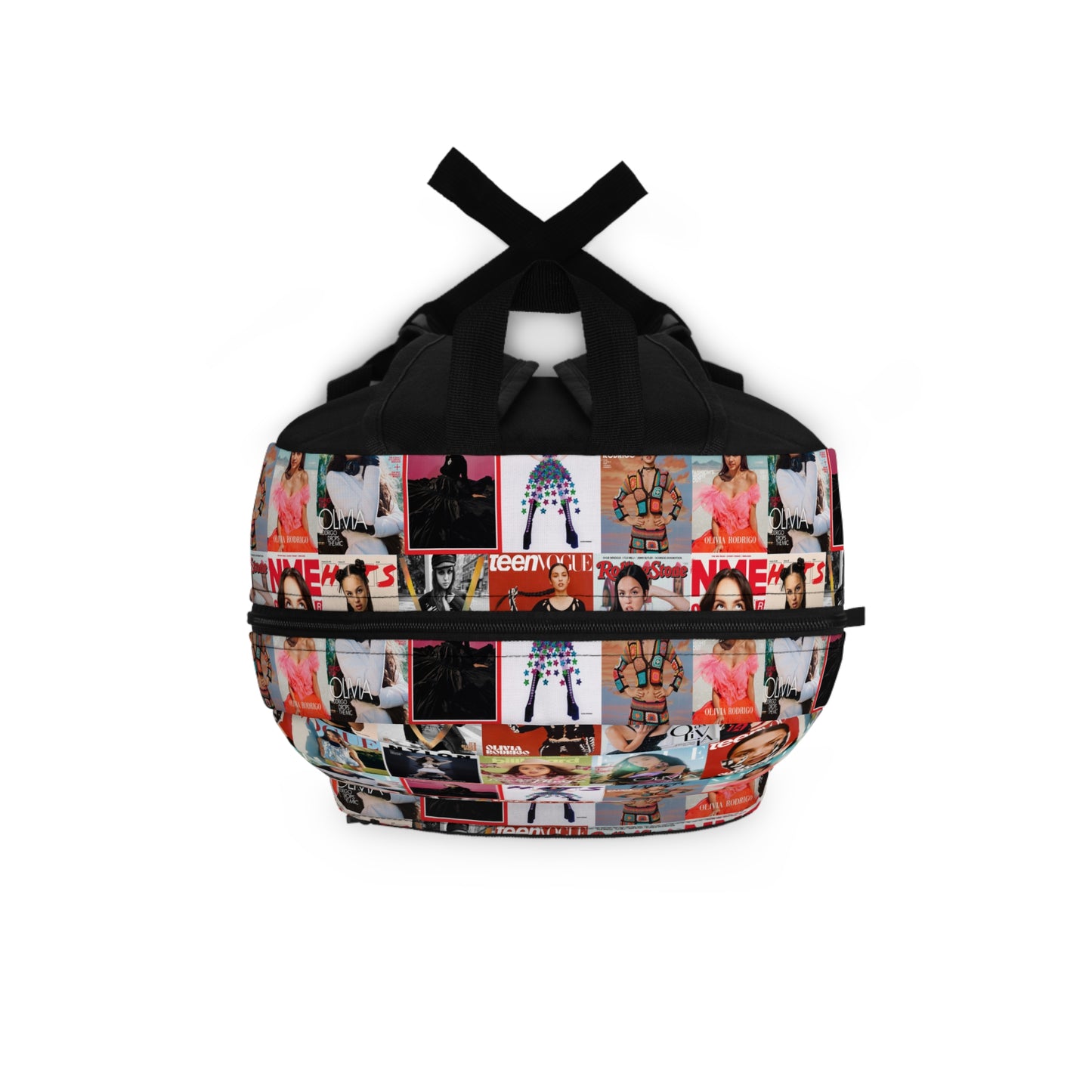 Olivia Rodrigo Magazine Cover Collage Pattern Backpack