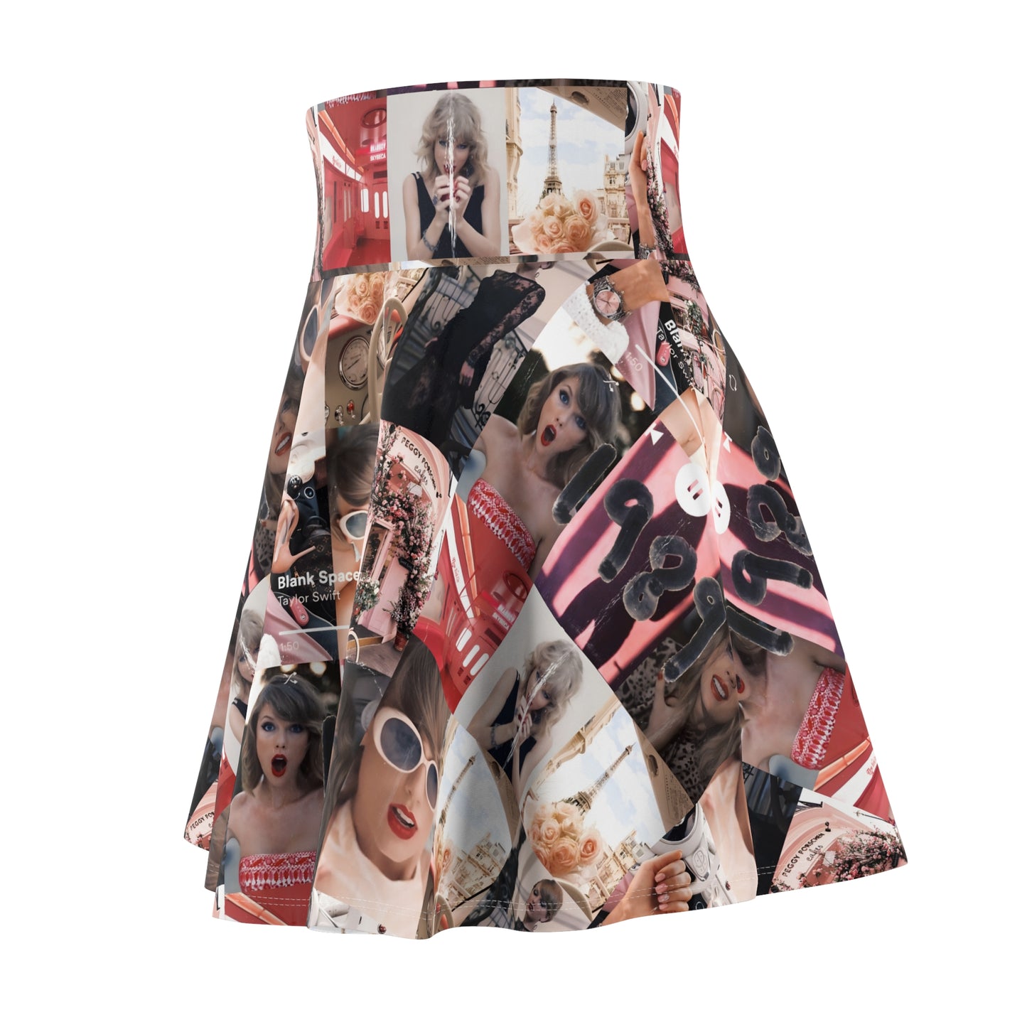 Taylor Swift 1989 Blank Space Collage Women's Skater Skirt