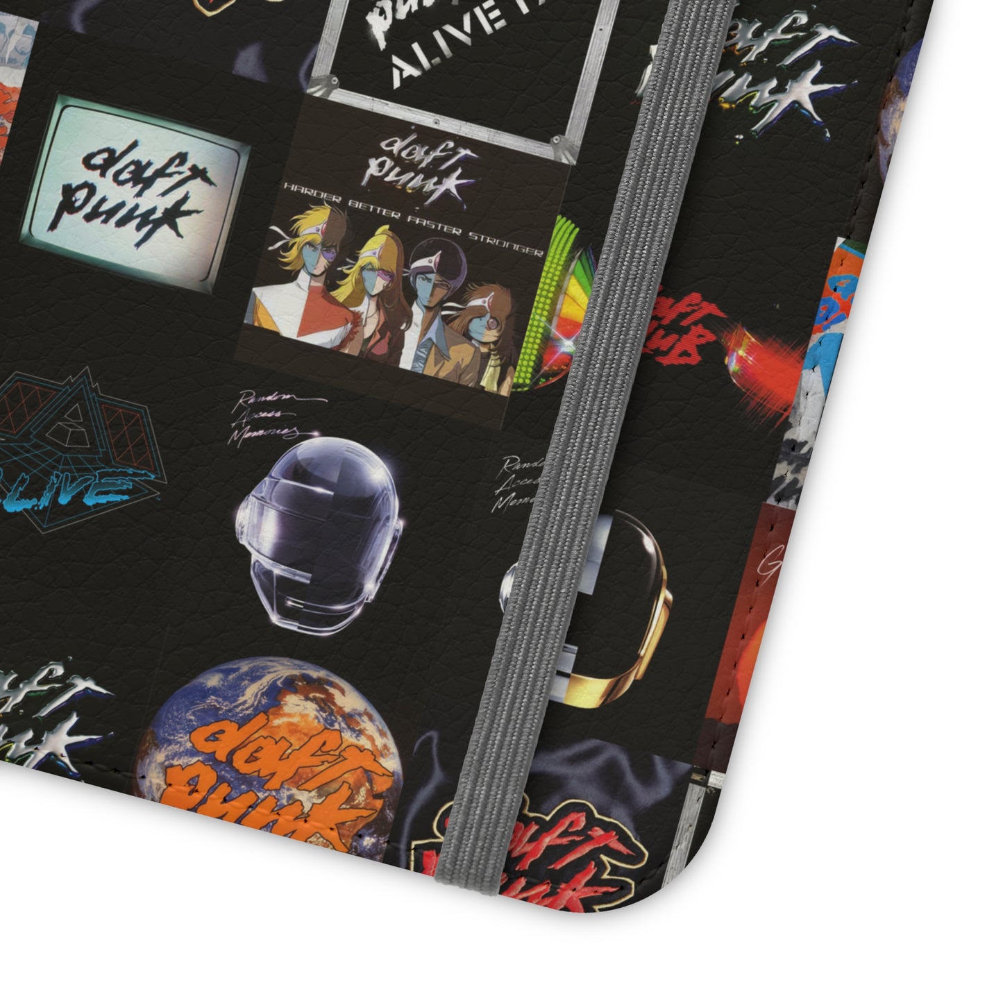 Daft Punk Album Cover Art Collage Phone Flip Case