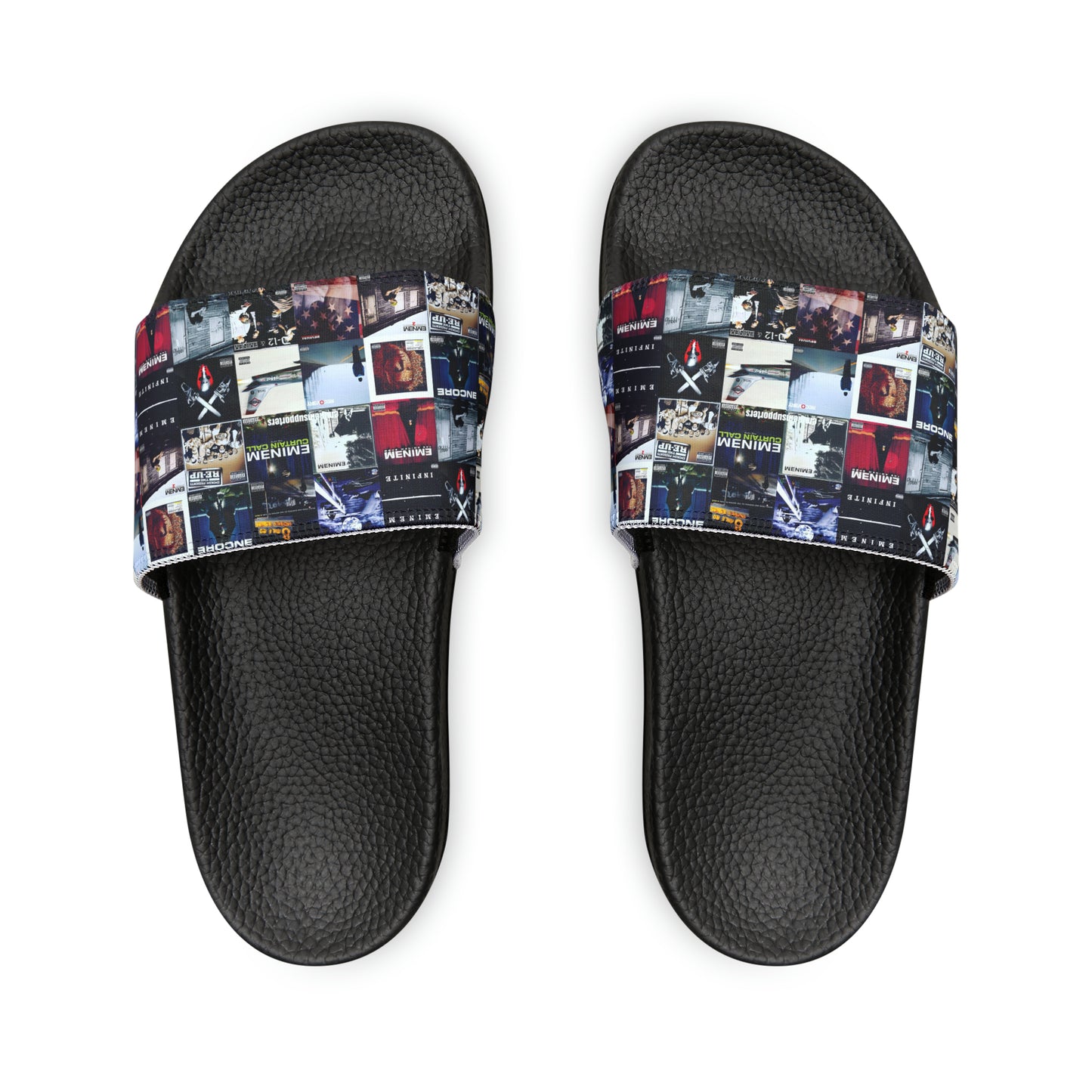 Eminem Album Art Cover Collage Women's Slide Sandals