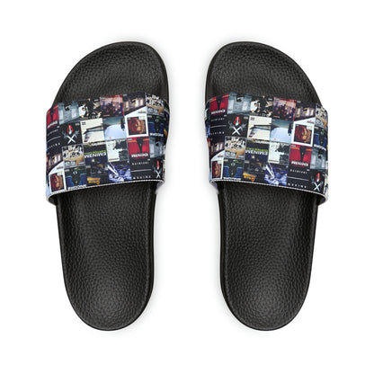 Eminem Album Art Cover Collage Women's Slide Sandals