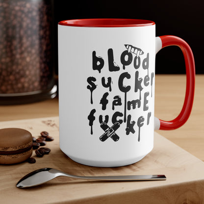 Olivia Rodrigo Blood Sucker Fame Fucker Accent Mugs