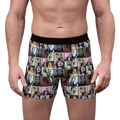 Taylor Swift Eras Collage Men's Boxer Briefs Underwear