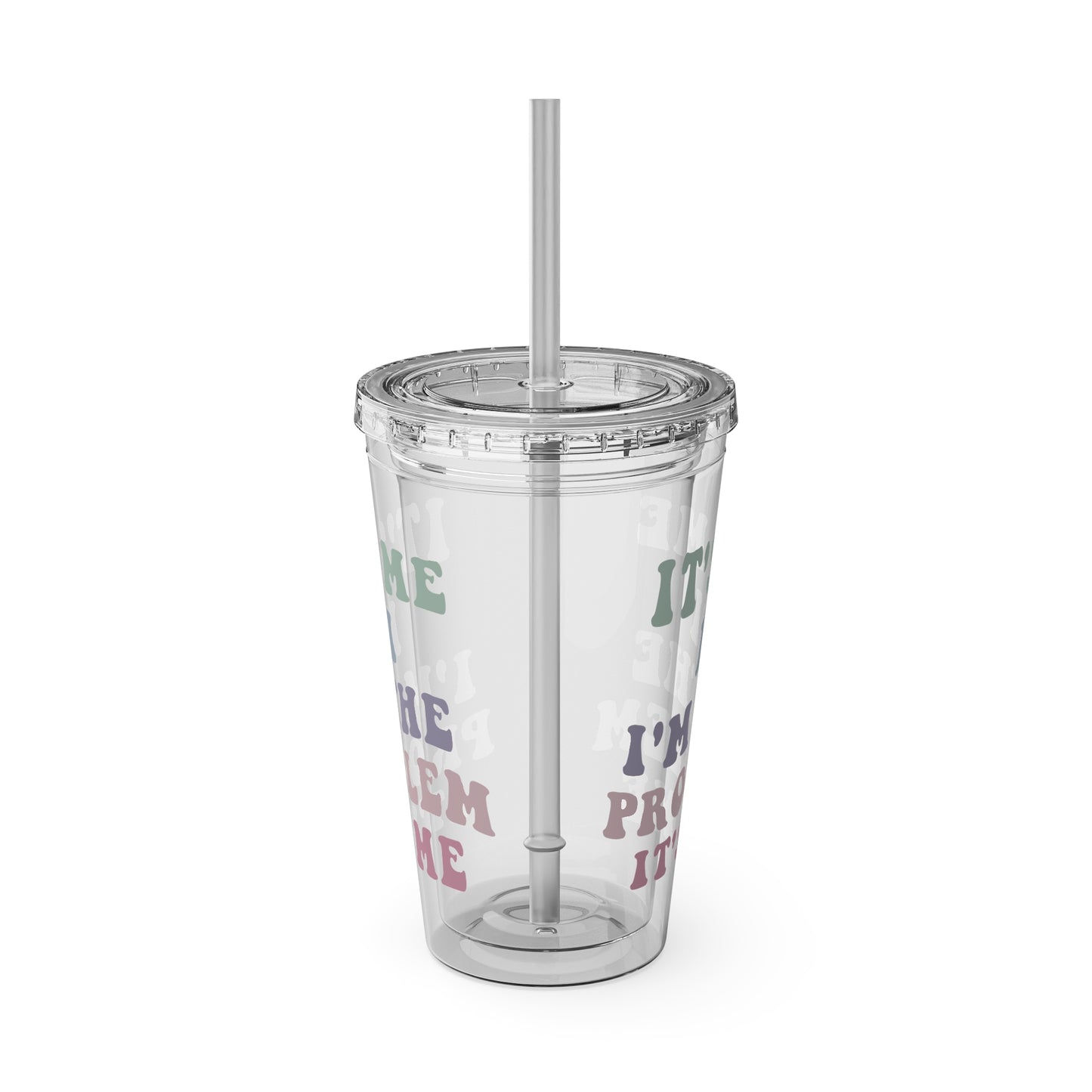 Taylor Swift It's Me Hi Sunsplash Tumbler with Straw