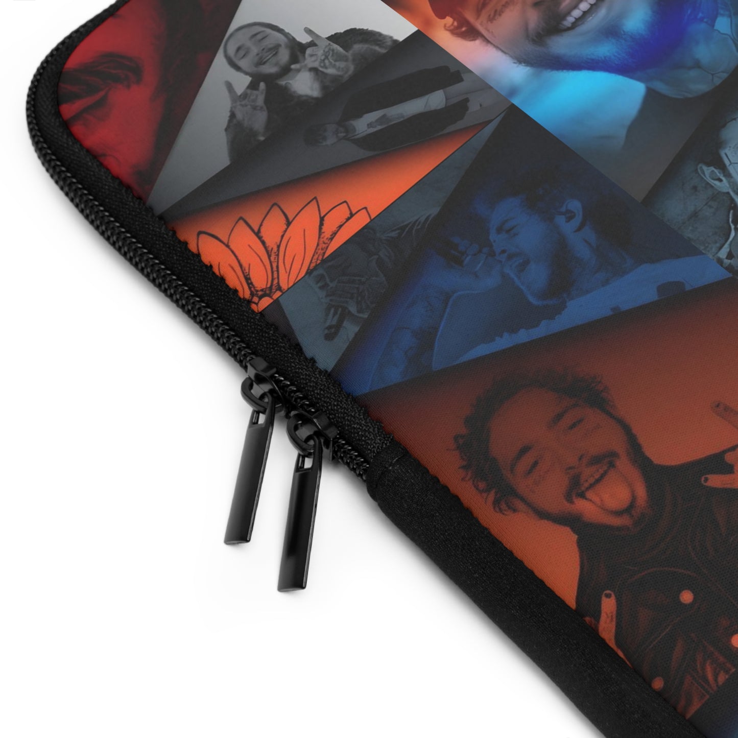 Post Malone Crystal Portaits Collage Laptop Sleeve