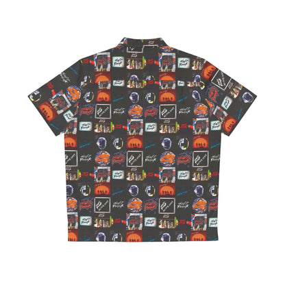 Daft Punk Album Cover Art Collage Men's Hawaiian Shirt