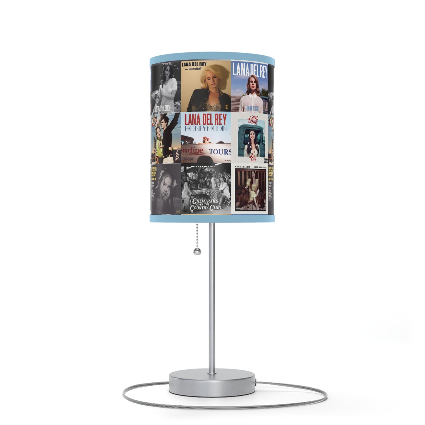 Lana Del Rey Album Cover Collage Lamp on a Stand