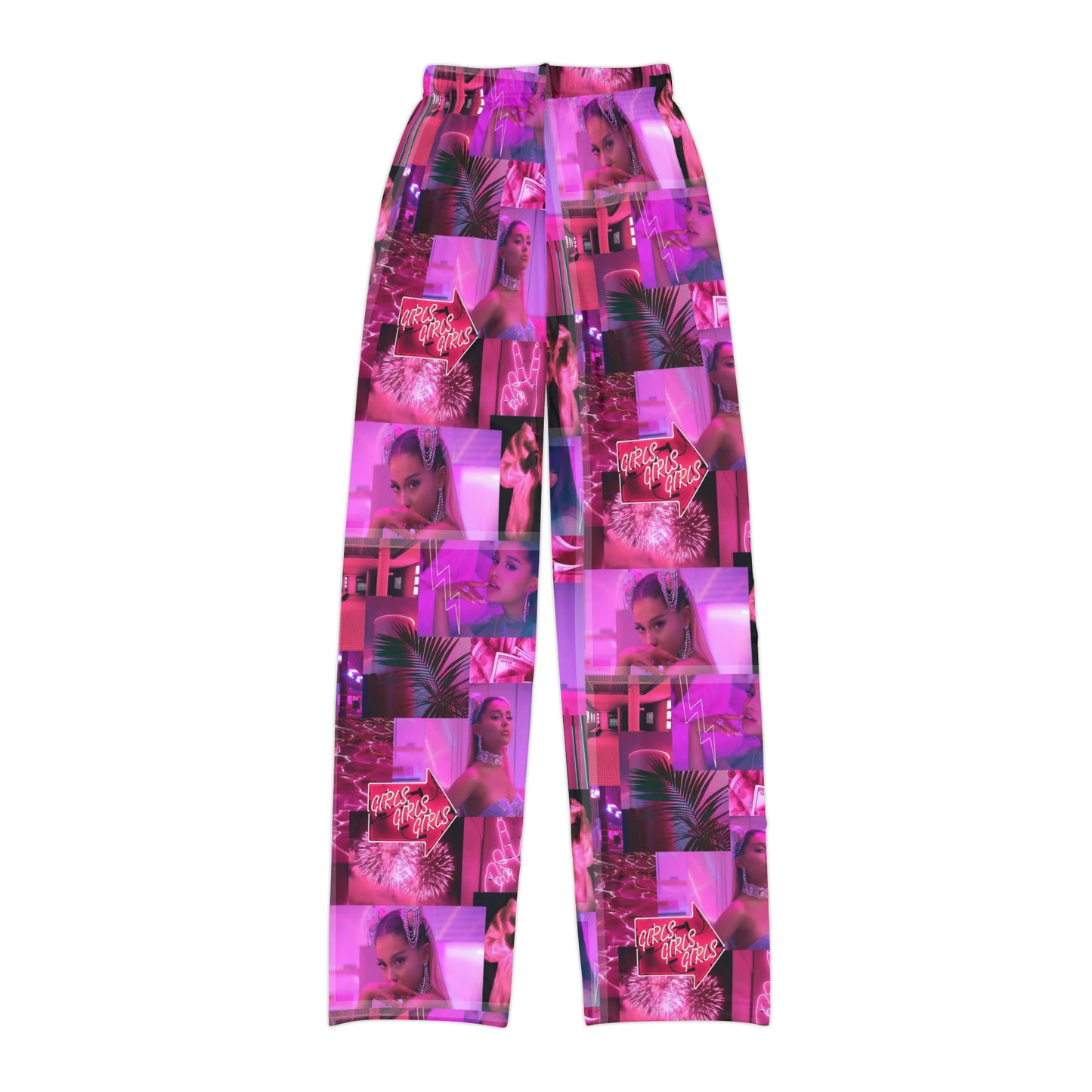 Ariana Grande 7 Rings Collage Kids Pajama Pants