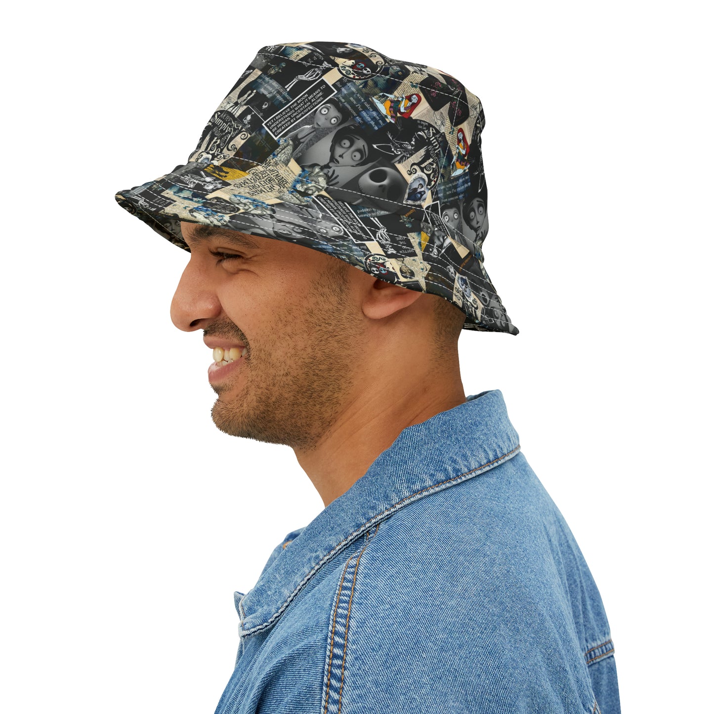 The Nightmare Before Christmas Rotten To The Core Collage Bucket Hat