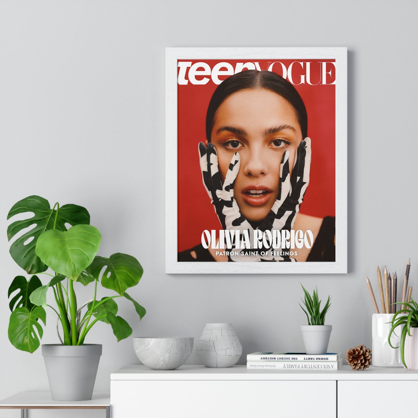 Olivia Rodrigo Teen Vogue Magazine Cover Framed Print