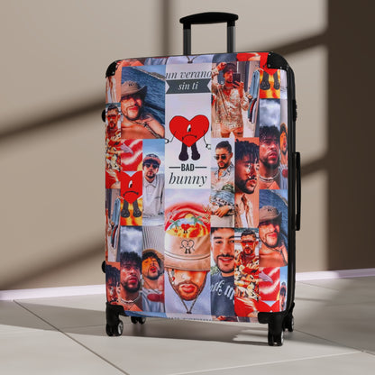 Bad Bunny Un Verano Sin Ti Photo Collage Suitcase