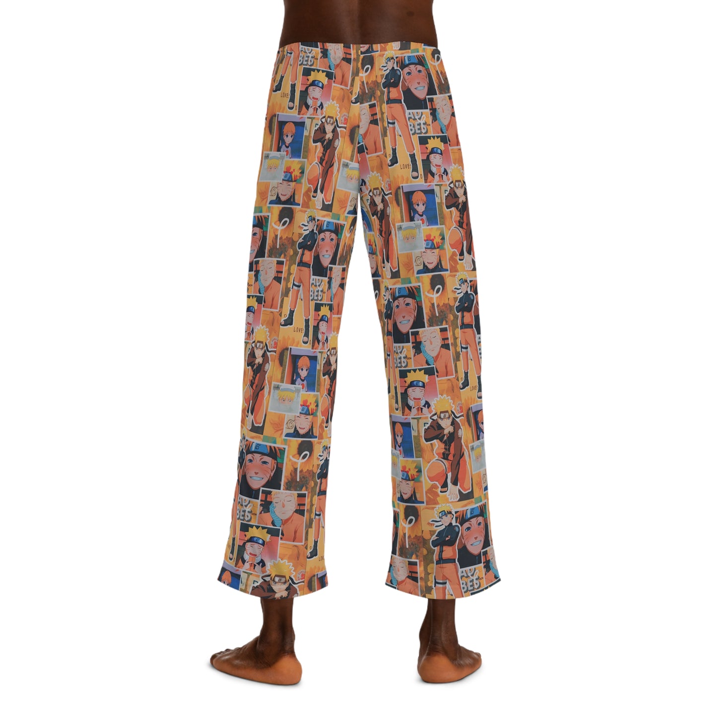 Naruto Uzumaki Sunflower Blaze Collage Men's Pajama Pants