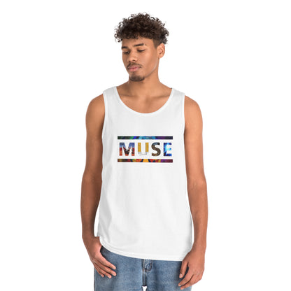 Muse Album Art Letters Unisex Heavy Cotton Tank Top