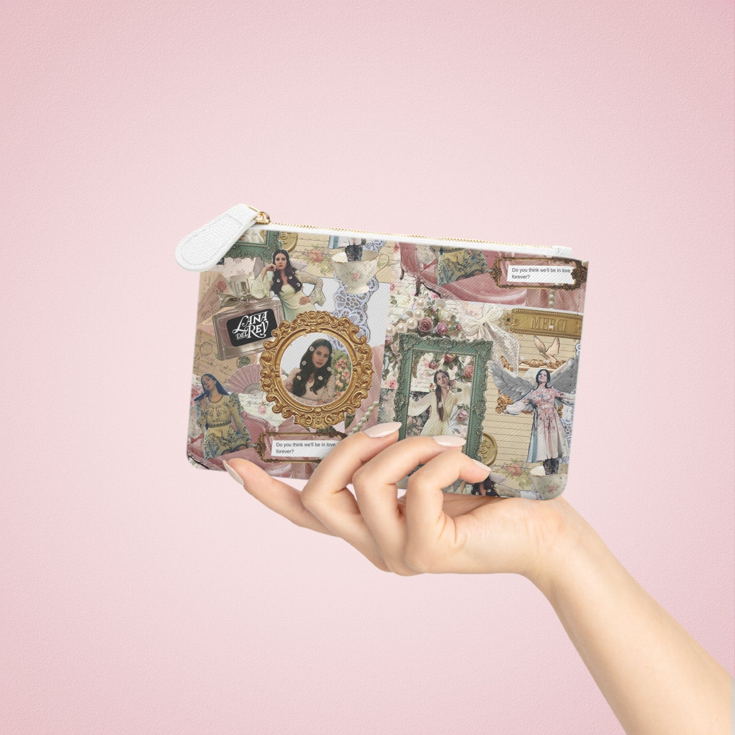 Lana Del Rey Victorian Collage Mini Clutch Bag