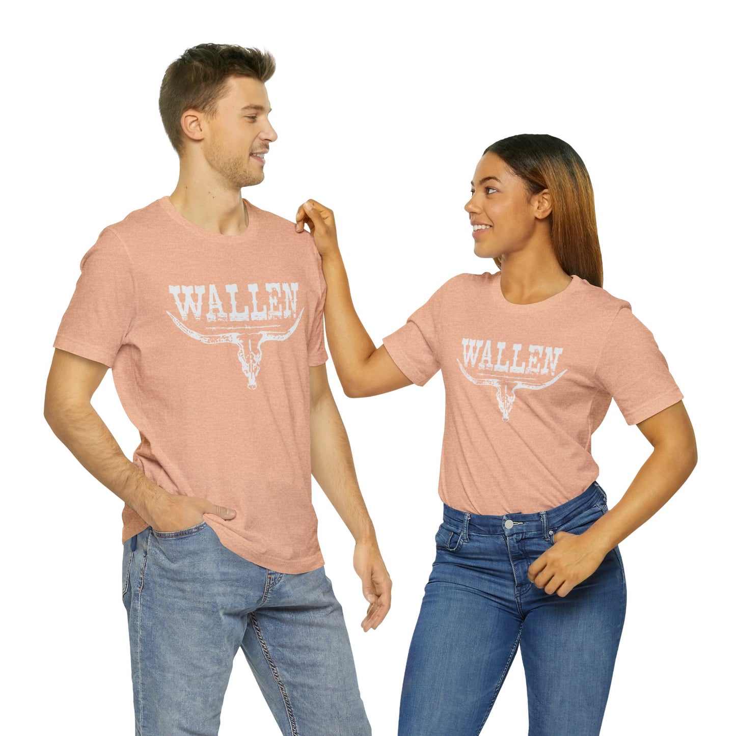 Morgan Wallen White Logo Unisex Jersey Short Sleeve Tee Shirt