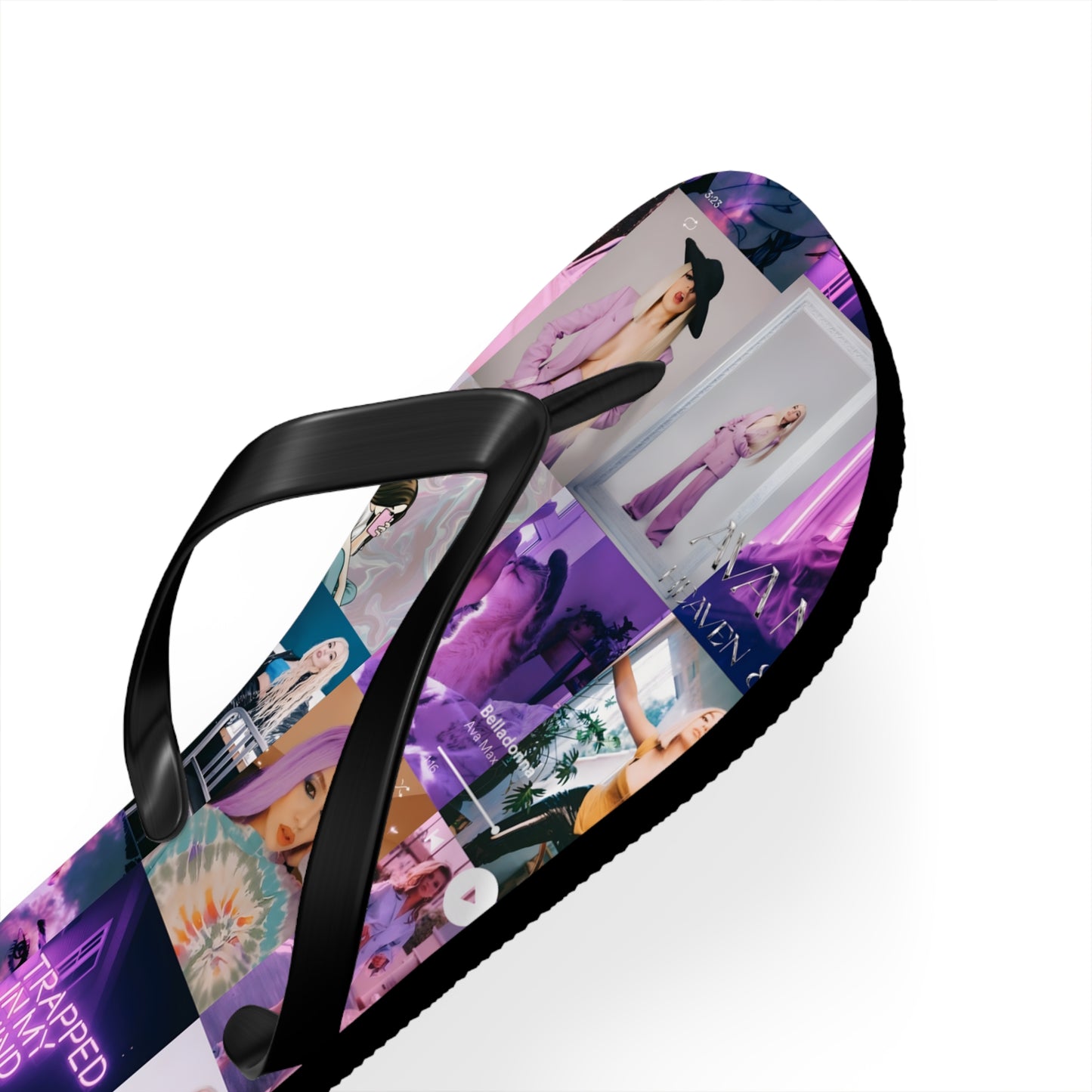 Ava Max Belladonna Photo Collage Flip Flops