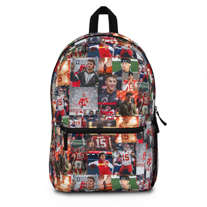 Patrick Mahomes Chiefs MVPAT Photo Collage Backpack