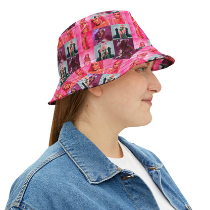 Doja Cat Hot Pink Mosaic Bucket Hat