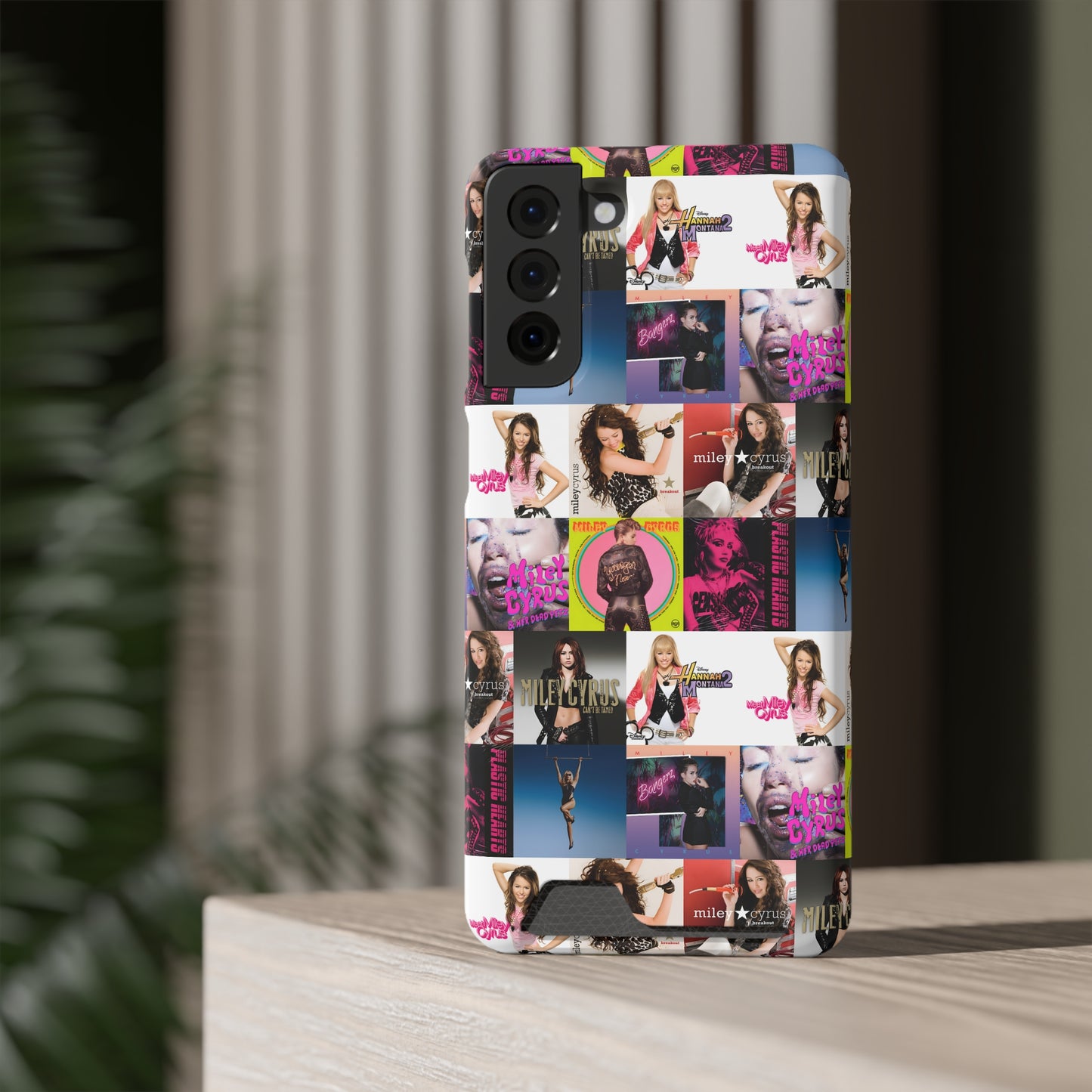 Miley Cyrus Album Cover Collage Phone Case With Card Holder