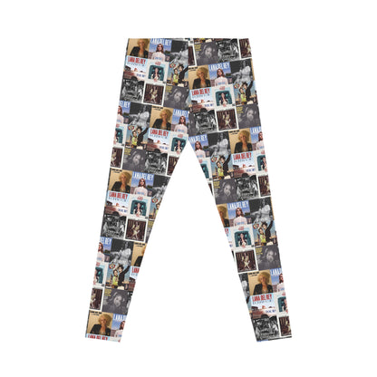 Lana Del Rey Album Cover Collage Women's Casual Leggings