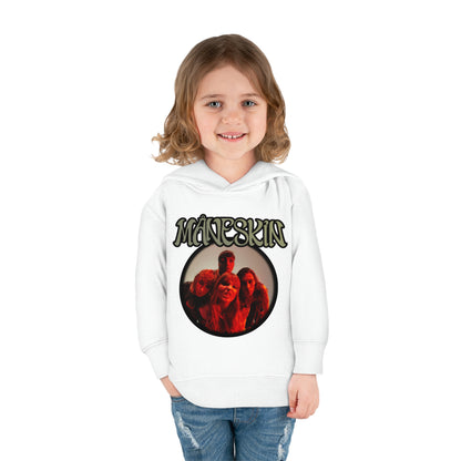 Måneskin Circular Group Photo Toddler Pullover Fleece Hoodie