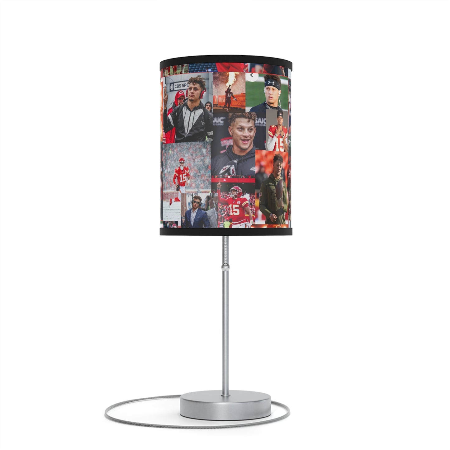 Patrick Mahomes Chiefs MVPAT Photo Collage Lamp on a Stand