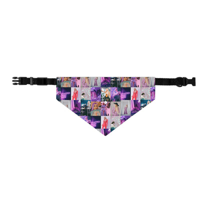 Ava Max Belladonna Photo Collage Pet Bandana Collar