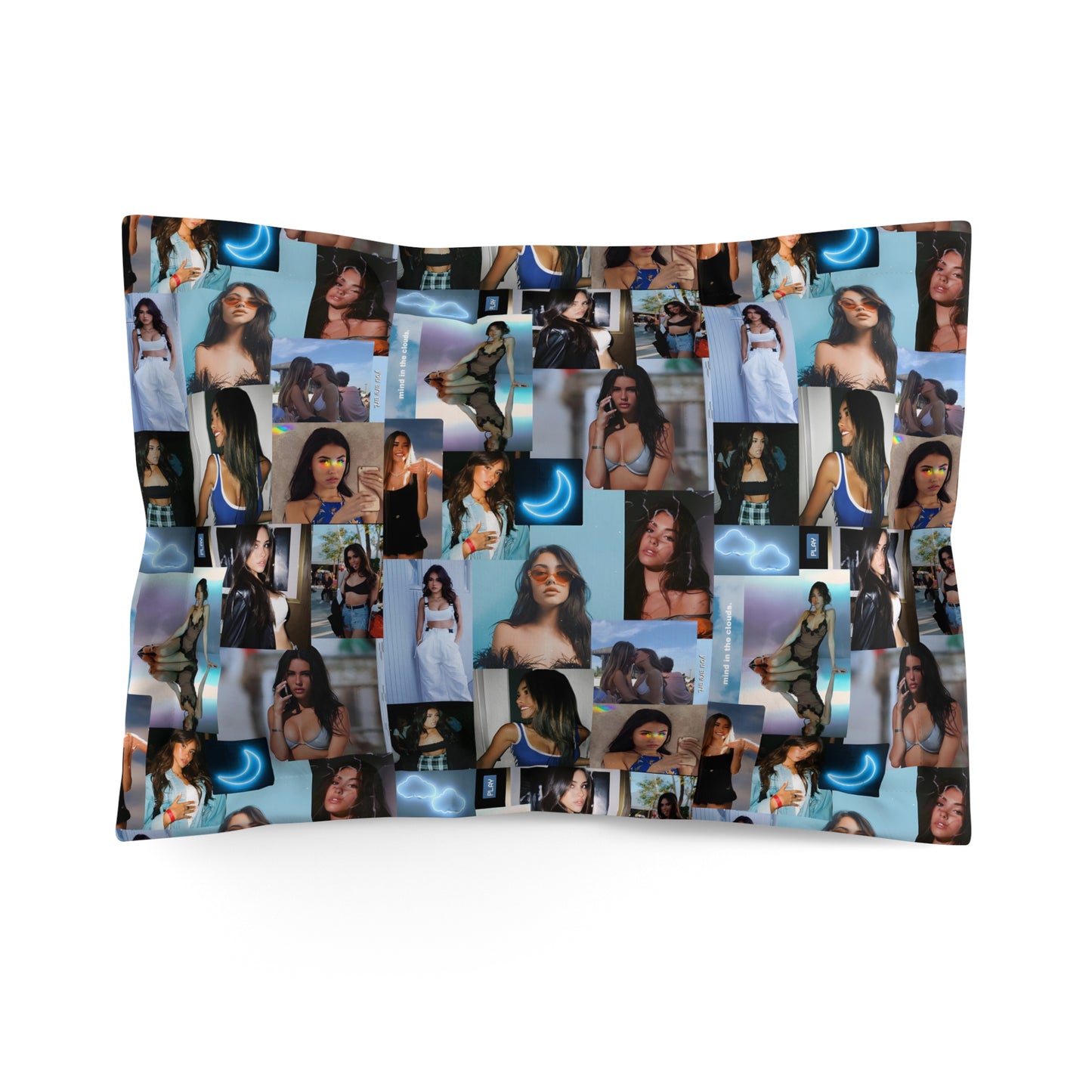 Madison Beer Mind In The Clouds Collage Microfiber Pillow Sham