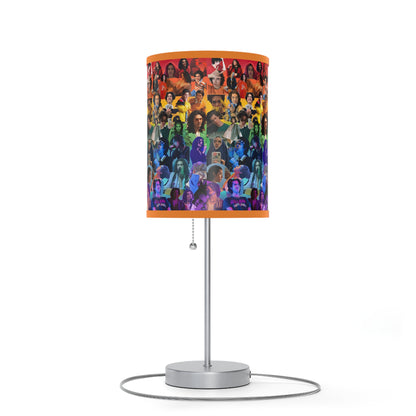 Conan Grey Rainbow Photo Collage Lamp on a Stand