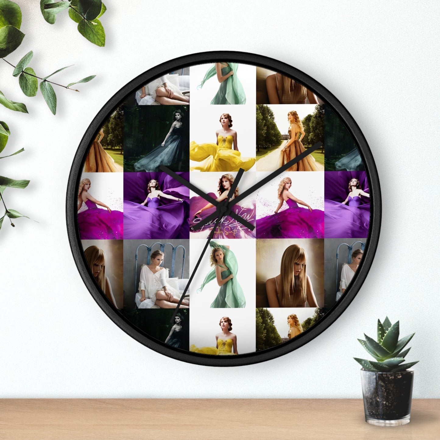 Taylor Swift Speak Now Mosaic Wall Clock