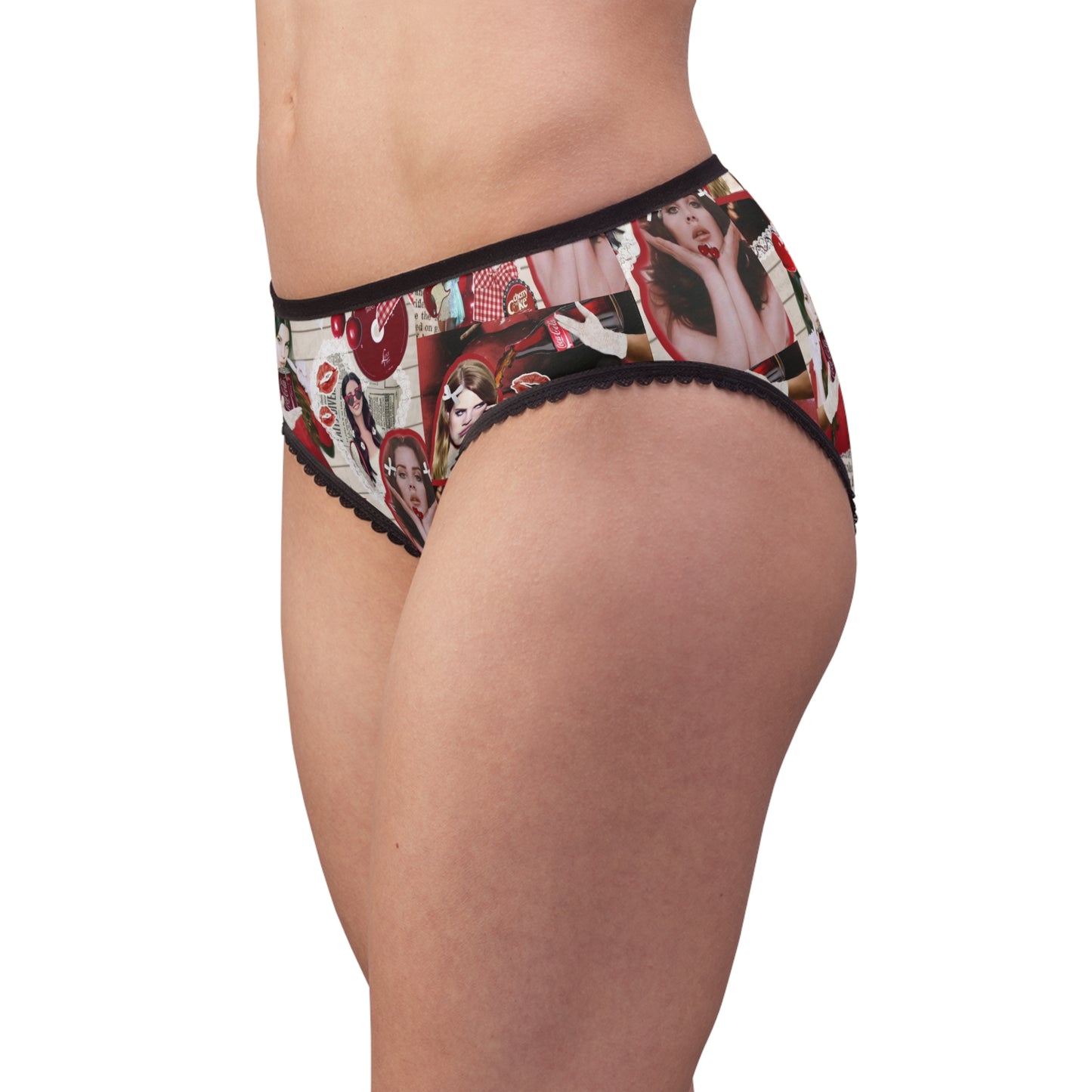 Lana Del Rey Cherry Coke Collage Women's Briefs Panties