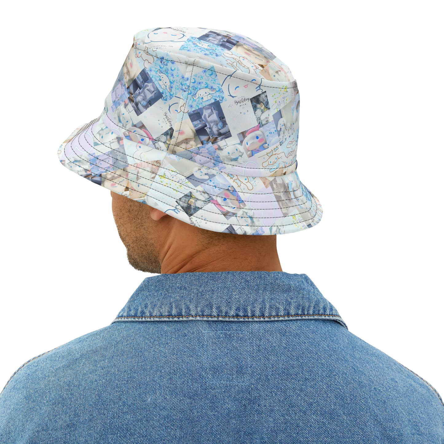 Cinnamoroll I Love You So Mush Photo Collage Bucket Hat