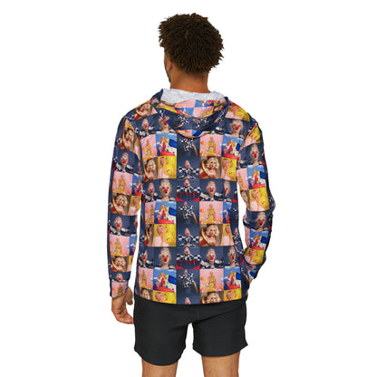 Katy Perry Smile Mosaic Men's Sports Warmup Hoodie