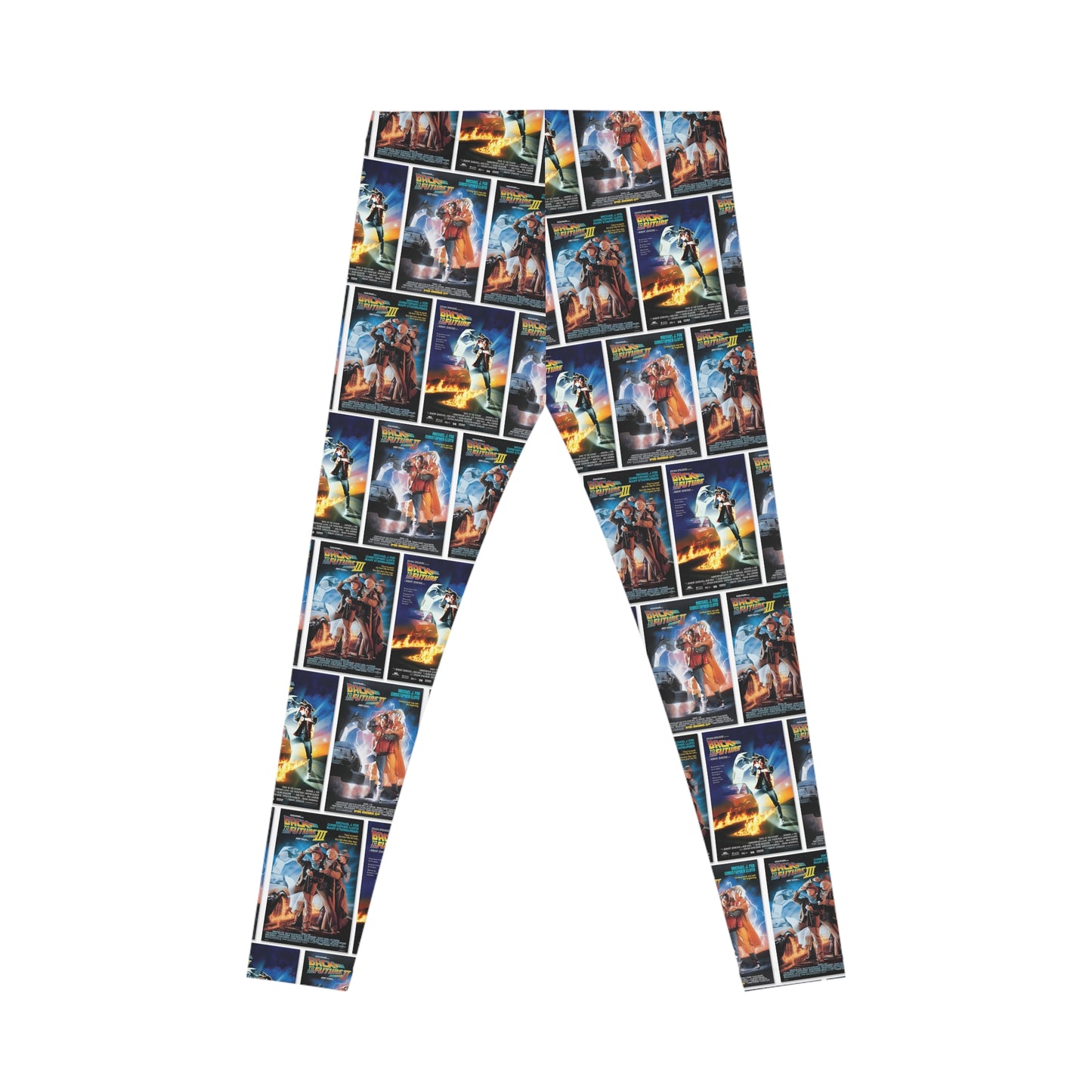 Back To The Future Movie Posters Collage Women's Casual Leggings