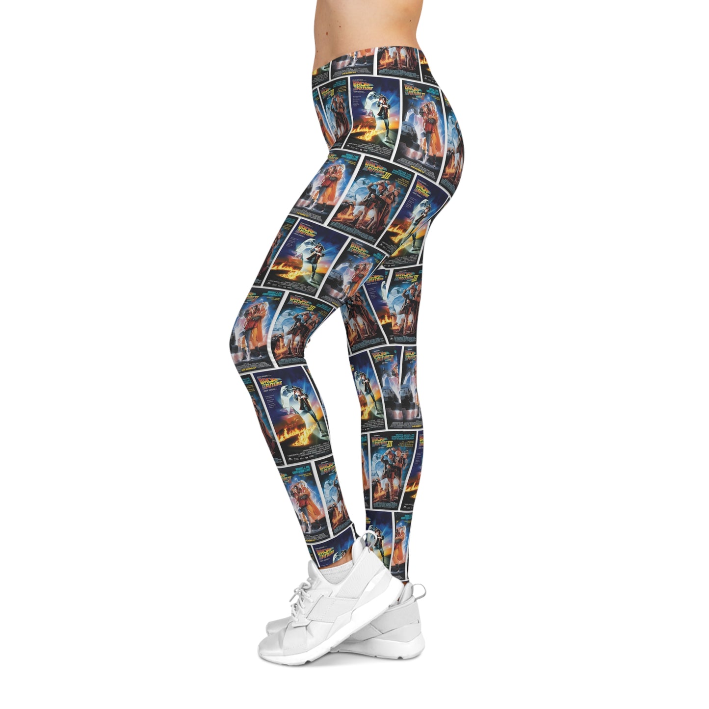 Back To The Future Movie Posters Collage Women's Casual Leggings