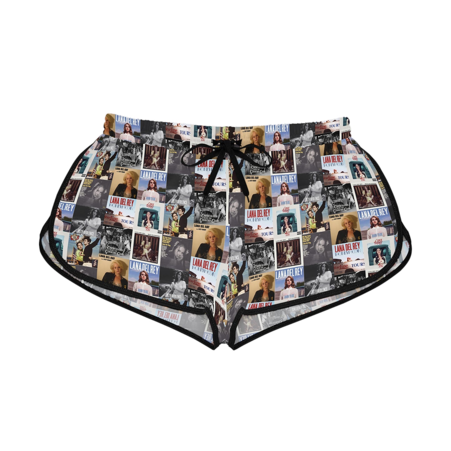 Lana Del Rey Album Cover Collage Women's Relaxed Shorts