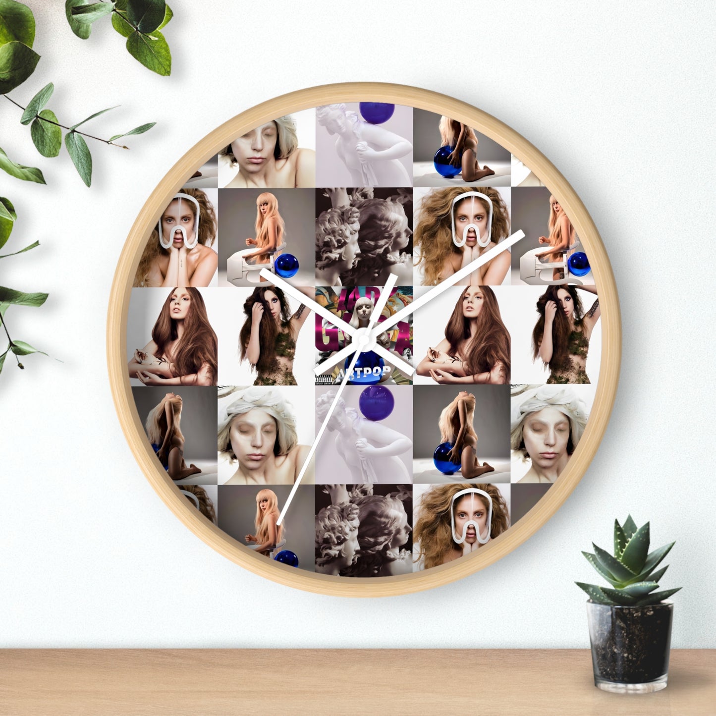 Lady Gaga ARTPOP Mosaic Wall Clock