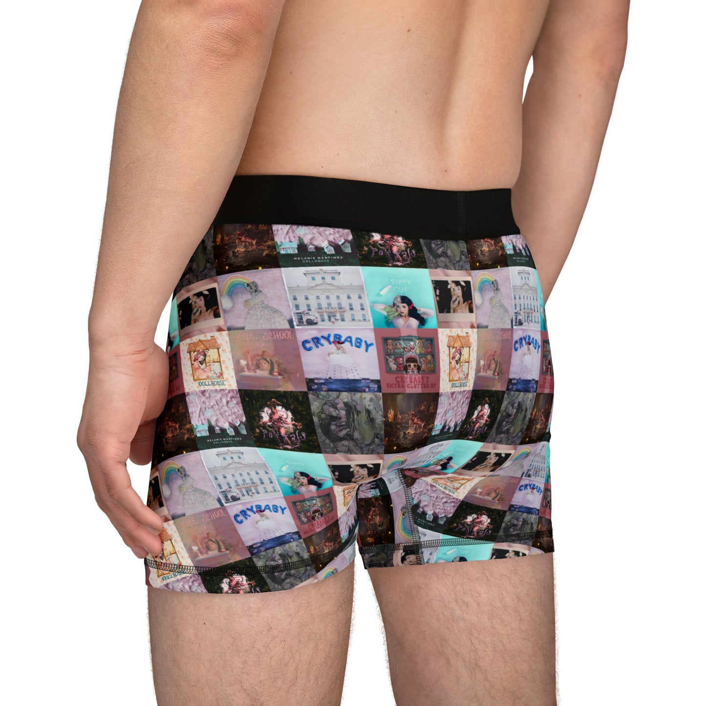 Melanie Martinez Album Art Collage Men's Boxers