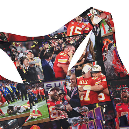 Kansas City Chiefs Superbowl LVIII Championship Victory Collage Girls Two Piece Swimsuit