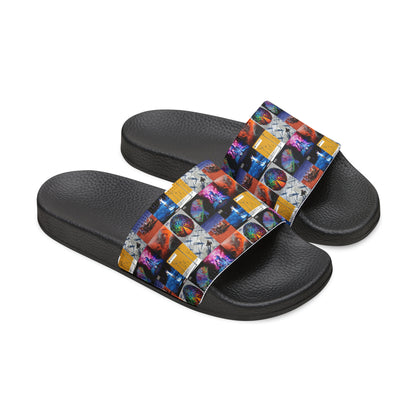 Muse Album Cover Collage Men's Slide Sandals